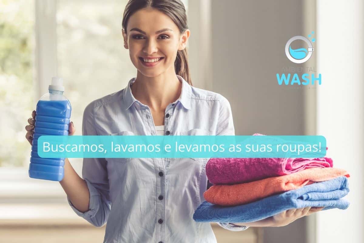 Delivery de roupas Ambiental Wash - buscamos, lavamos e levamos 