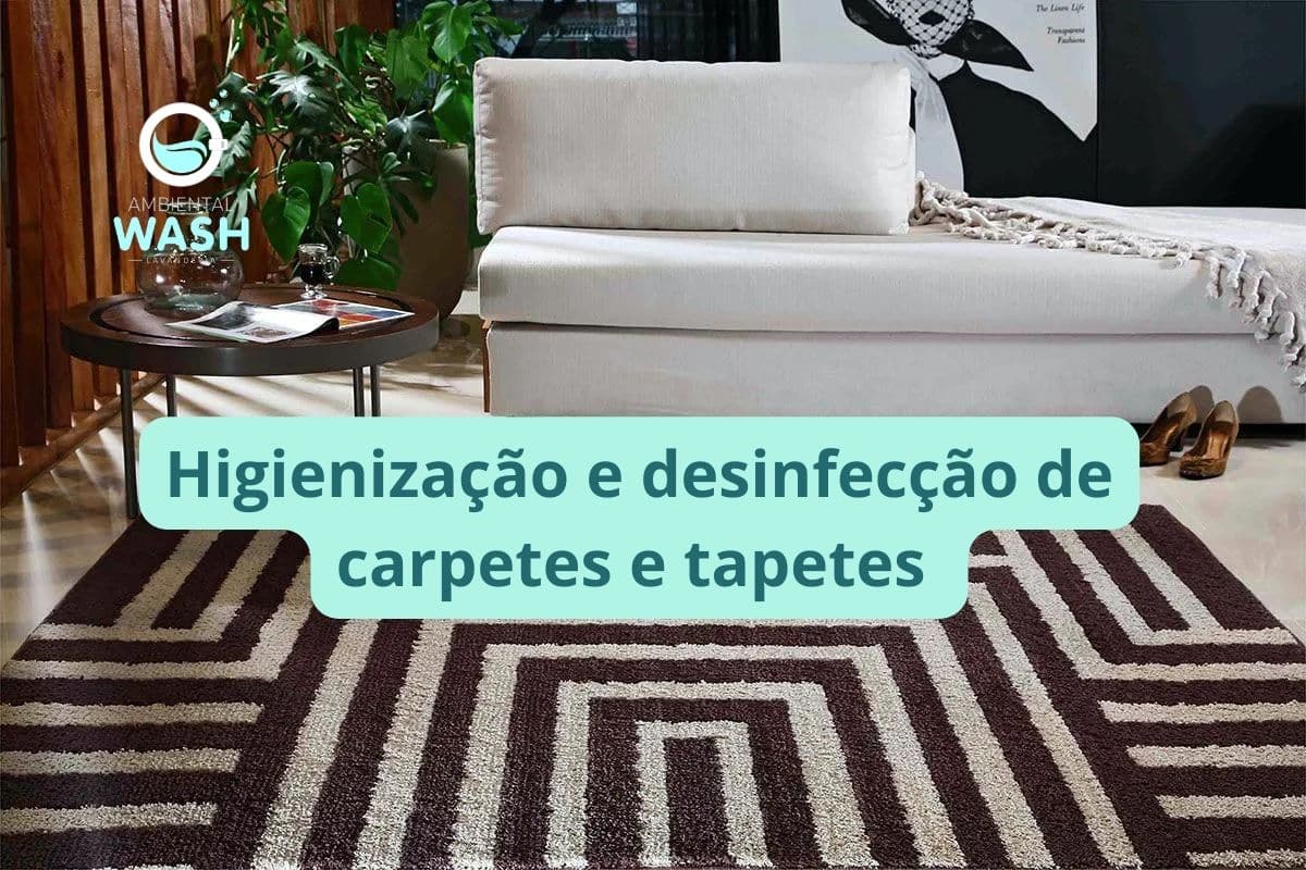 Lavagem e desinfecção de carpetes e tapetes em Joá