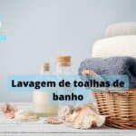 Lavagem de toalhas de banho