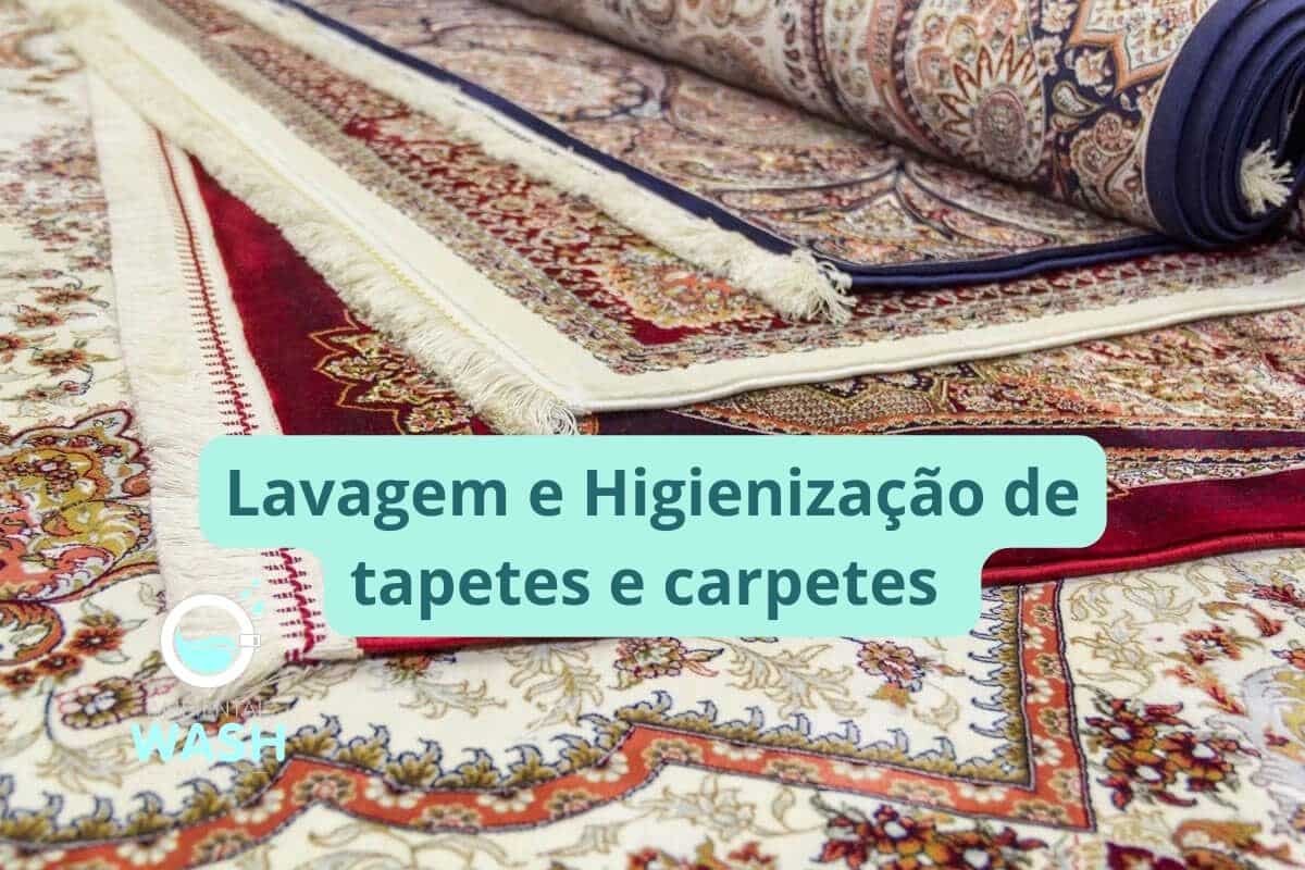 Lavagem e Higienização de tapetes e carpetes em Vargem Pequena
